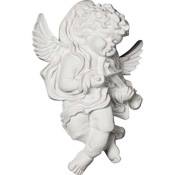 Ekena Millwork 9 1/4"W x 13 3/8"H x 4"P Classic Angel Onlay, Right - ONL09X13X04AN-R