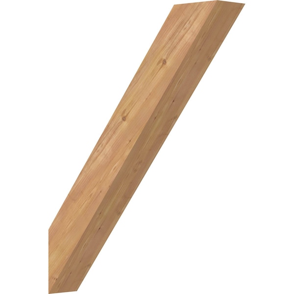 Ekena Millwork 5 1/2"W x 30"D x 38"H Traditional Smooth Knee Brace, Western Red Cedar - BRC06X30X38TRA00SWR