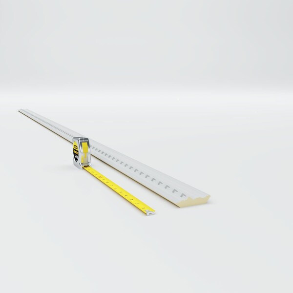 Ekena Millwork 2"H x 2"P x 2 7/8"F x 94 1/2"L, (1 1/4" Repeat) Dentil Crown Moulding - MLD02X02X02DE