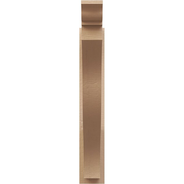 Ekena Millwork 5 1/2-in W x 30-in D x 34-in H Funston Trad Rough Cedar Woodgrain TimberThane Outlooker, Primed Tan - OUTUR055X30X34FST04RCPR