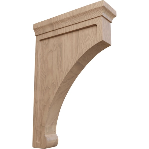 Ekena Millwork 2 1/2"W x 8"D x 12"H Extra Large Gomez Wood Bracket, Mahogany - BKTW02X08X12GOGM