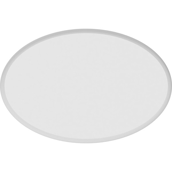 Ekena Millwork Standard Dalton Rosette With Rounded Edge, 8"W x 5 1/4"H x 1"P - ROSP080X053X100DAL05