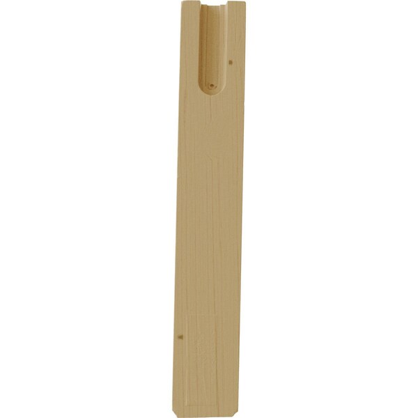 Ekena Millwork 1 3/4"W x 8 1/2"D x 11"H Bedford Wood Bracket, Alder - BKTW02X09X11BEAL
