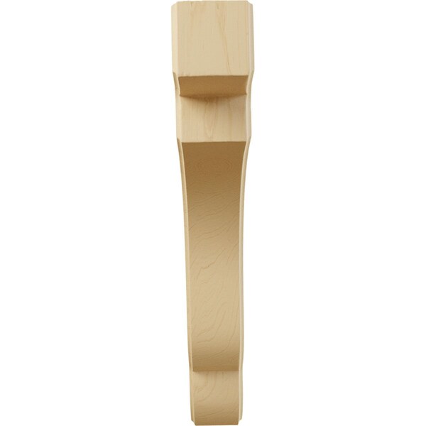 Ekena Millwork 1 3/4"W x 8 1/2"D x 11"H Bedford Wood Bracket, Alder - BKTW02X09X11BEAL