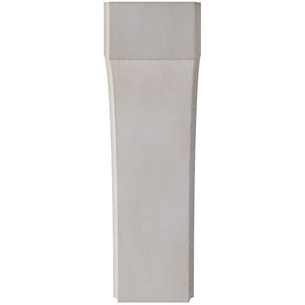 Ekena Millwork 3 1/2"W x 10"D x 12"H Clarksville Wood Vintage Decor Bracket, Chalk Dust White - BKTWD04X10X12CVWH