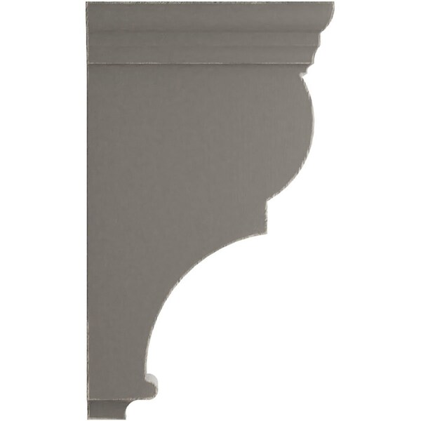 Ekena Millwork 3 1/2"W x 7 1/2"D x 14"H Extra Large Rojas Wood Vintage Decor Corbel, Reclaimed Grey - CORWD03X07X14RJGY