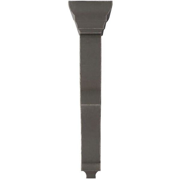 Ekena Millwork 3 1/2"W x 7 1/2"D x 14"H Extra Large Rojas Wood Vintage Decor Corbel, Reclaimed Grey - CORWD03X07X14RJGY