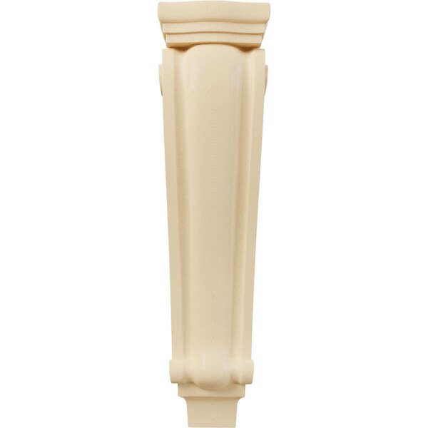Ekena Millwork 6 3/4"W x 4 1/4"D x 27 1/2"H Extra Large Traditional Pilaster Corbel, Maple - CORW07X04X27PTMA