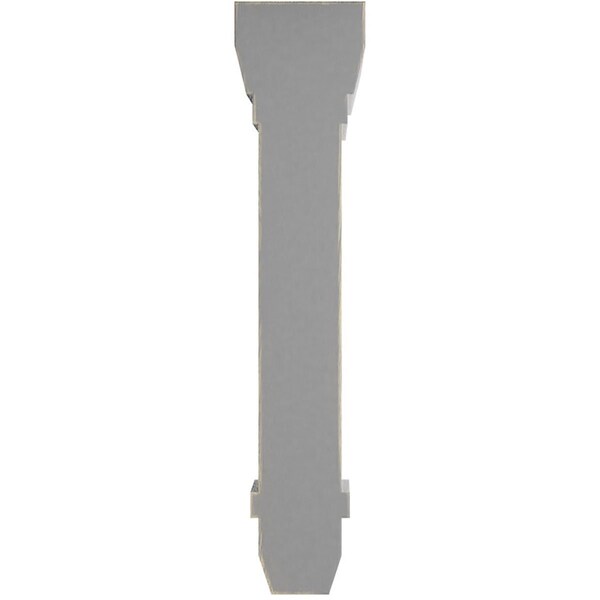 Ekena Millwork 2 1/4"W x 6"D x 10"H Stockport Wood Vintage Decor Bracket, Pebble Grey - BKTWD02X06X10STPG