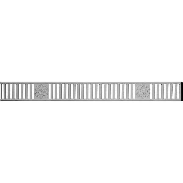 Ekena Millwork 3"H x 3/8"P x 94 1/2"L with 16" Repeat Holmdel Pierced Moulding - PIR03X00HO