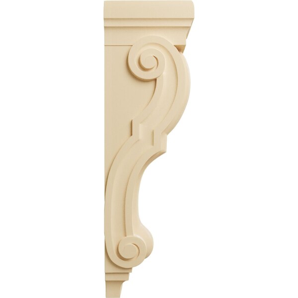Ekena Millwork 9"W x 10"D x 34"H Super Jumbo Traditional Wood Corbel, Maple - CORW09X10X34TRMA