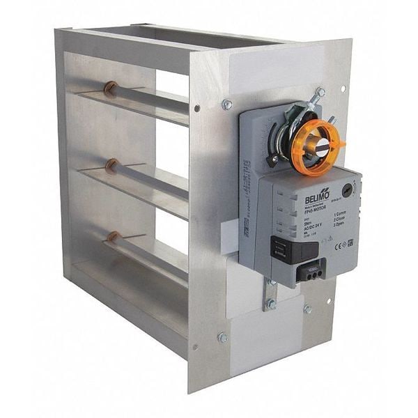 Io Hvac Controls Zone Damper, Carrier, Rectangle, 24x20", BM - CD-2420-BM