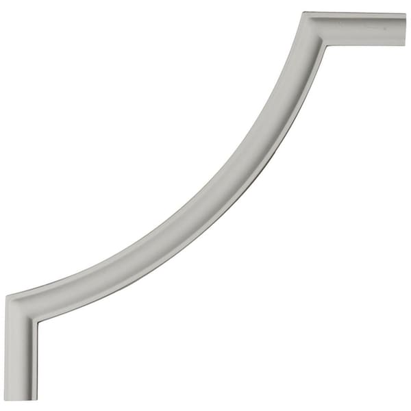 Ekena Millwork Panel Moulding Corner, Urethane, 10 in H, 10 in W - PML10X10TR
