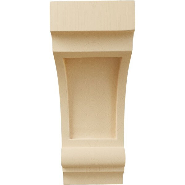 Ekena Millwork 4"W x 5"D x 10"H Diane Recessed Wood Corbel, Maple - CORW04X05X10DIMA