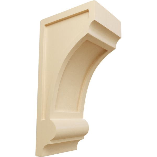 Ekena Millwork 4 3/4"W x 6"D x 12"H Diane Recessed Wood Corbel, Maple - CORW05X06X12DIMA