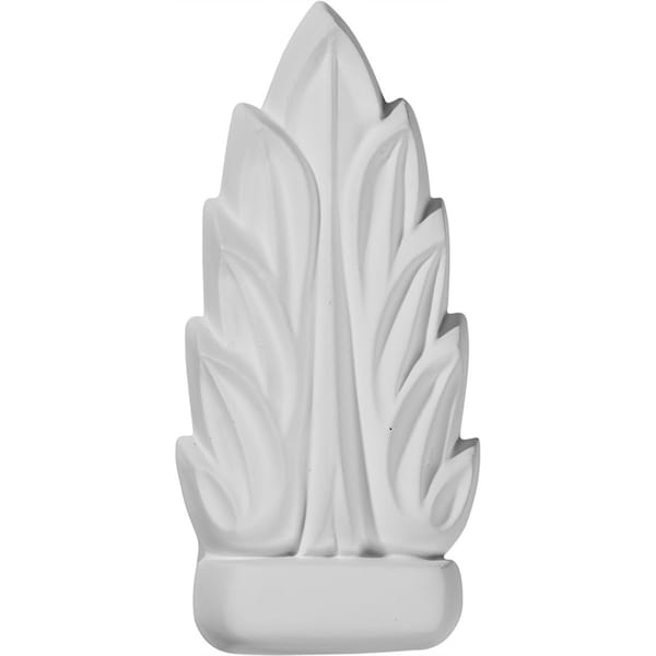 Ekena Millwork 3 7/8"W x 2"H x 5/8"P Medway Simple Leaf Onlay - ONL03X02X01ME