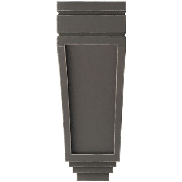 Ekena Millwork 5"W x 7 3/4"D x 14"H Large San Juan Wood Vintage Decor Corbel, Reclaimed Grey - CORWD05X07X14SJGY