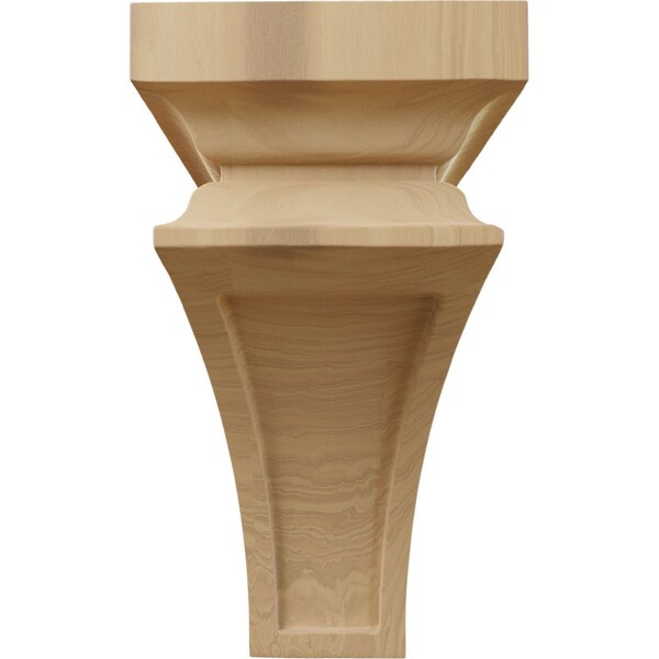 Ekena Millwork 4"W x 4 3/4"D x 8"H Small Nevio Wood Corbel, Cherry - CORW04X04X08NECH