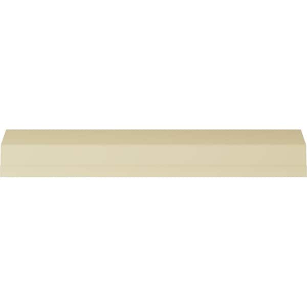 Ekena Millwork 5 5/8"H x 2 1/4"P x 6"F x 94 1/2"L Floral Crown Moulding - MLD05X02X06FL
