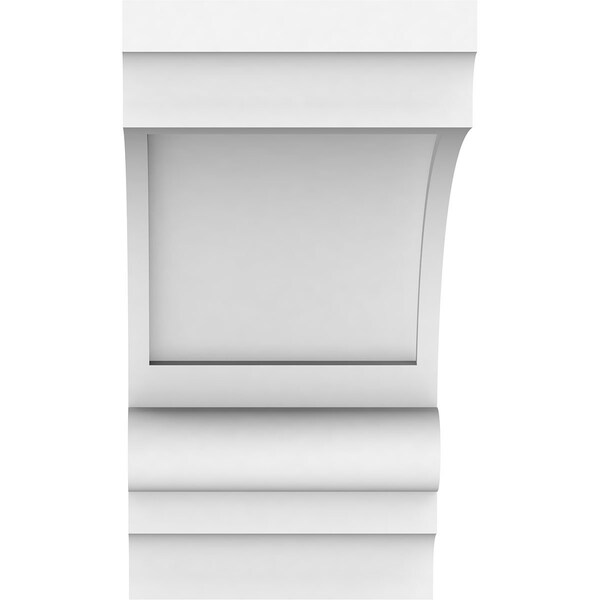 Ekena Millwork Standard Diane Architectural Grade PVC Corbel, 5"W x 10"D x 10"H - CORP05X10X10DIA