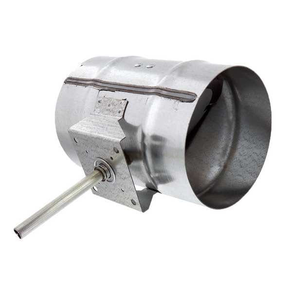 Zoro Select Zone Damper, 6 in dia., 11 in H - VCDR-53-6-KIT