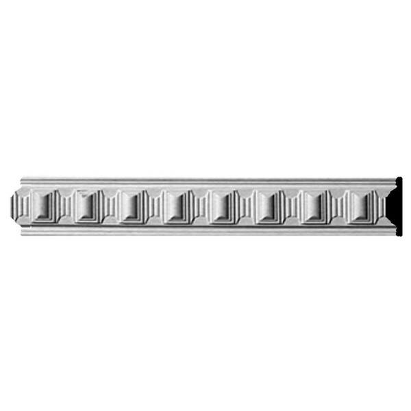 Ekena Millwork SAMPLE - 2 3/8"H x 5/8"P x 12"L Carrillo Chair Rail - SAMPLE-CHA02X01CI