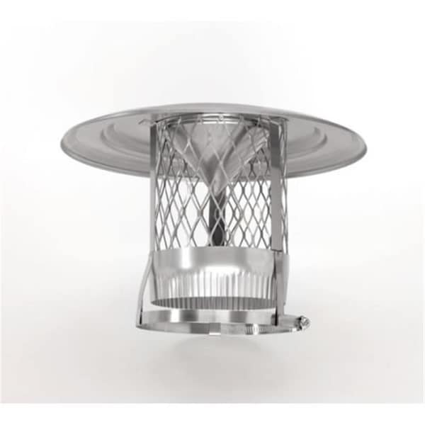 Home Saver 7 In. Inverted Cone Cap With 0.75 In. Mesh - 304 Alloy - 14520