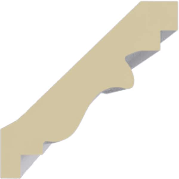 Ekena Millwork 2"H x 2"P x 2 3/4"F x 94 1/2"L Whitman Small Crown Moulding - MLD02X02X03WH