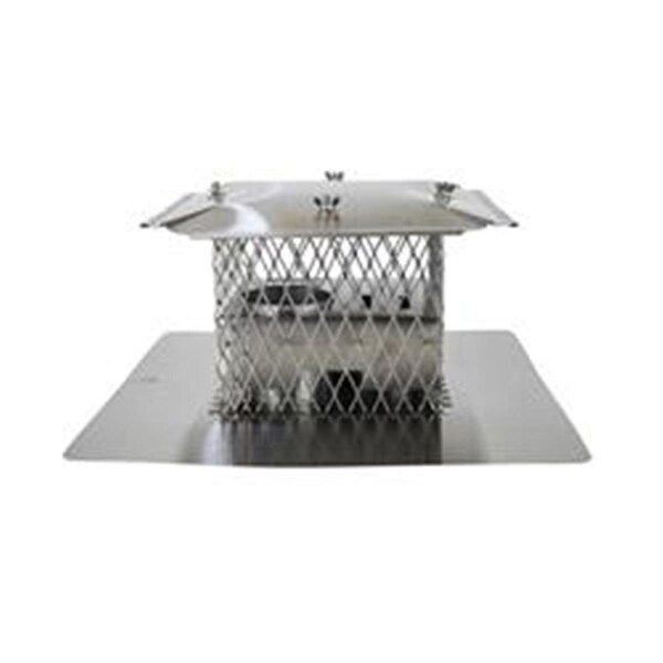 Fondo 3 x 3 in. Stainless Steel Co-Linear Cap - FO2086672