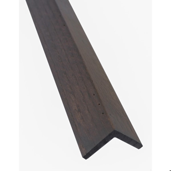 Timberchic Wood, Dark Gray, 48 in L, 1.25 in W, Stained - 321