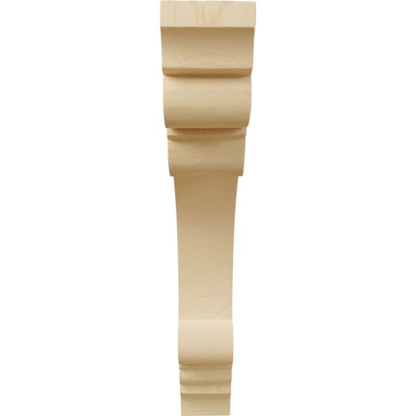 Ekena Millwork 1 1/2"W x 7 1/2"D x 9"H Small Ellis Wood Corbel, Maple - CORW02X08X09ELMA