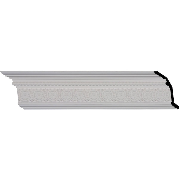 Ekena Millwork SAMPLE - 5 3/4"H x 3 1/8"P x 6 1/2"F x 12"L, (2" Repeat), Washington Crown Moulding - SAMPLE-MLD05X03X06WA