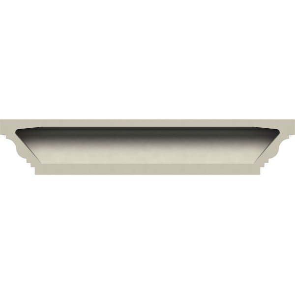 Ekena Millwork 78" Bottom Width x 84" Top Width x 4 1/2"H x 1/2"P Classic Crosshead - CRH04X78ST-1