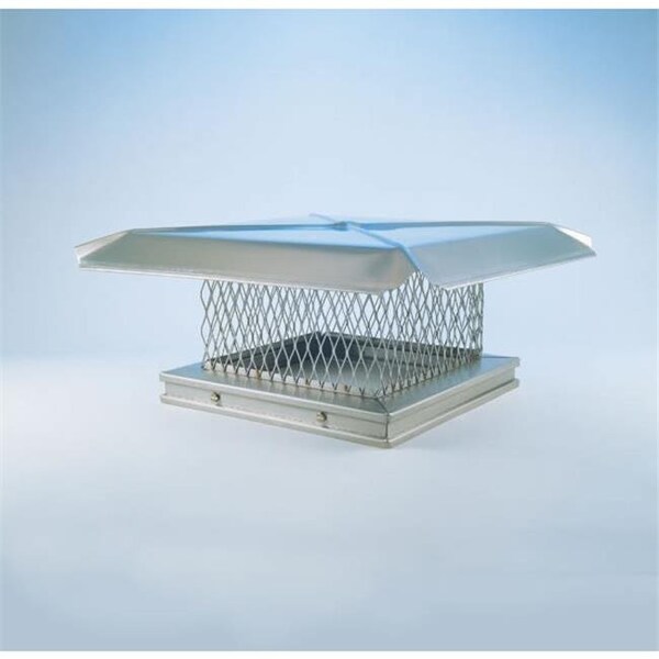 Integra Miltex Gelco 13108 12 Inch  x 12 Inch  Gelco Stainless Steel Single-flue Chiminey Cap  304-alloy - 13108