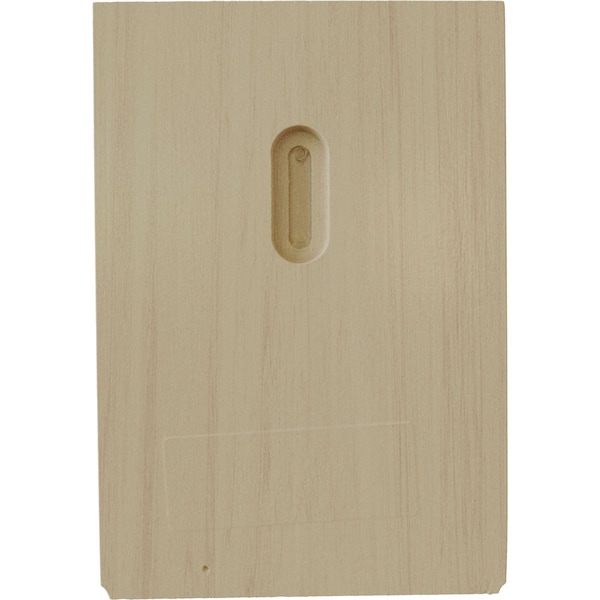 Ekena Millwork 5 1/4"W x 5"D x 7 1/2"H Bedford Bracket, Rubberwood - BKTW05X05X08BERW