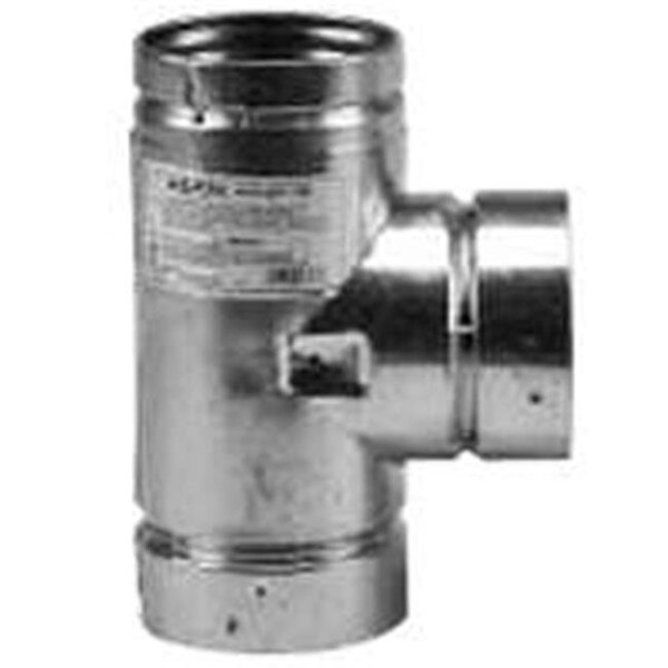 Selkirk Corporation Selkirk 243100 Pellet Tee With Cap - 3 In. - 2455897