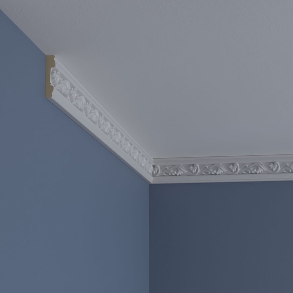 Ekena Millwork Panel Moulding, High Density Urethane, 94-1/2 in L, 2-1/4 in H - MLD02X00SA