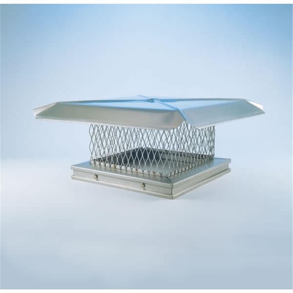 Perfectpillows Homesaver 12 Inch x 12 Inch Homesaver Stainless Steel Single-flue Chiminey Cap 304-alloy - PE2211558
