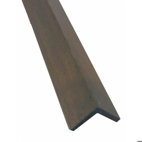 Timberchic Wood, Gray, 48 in L, 1.25 in W, Stained - 307