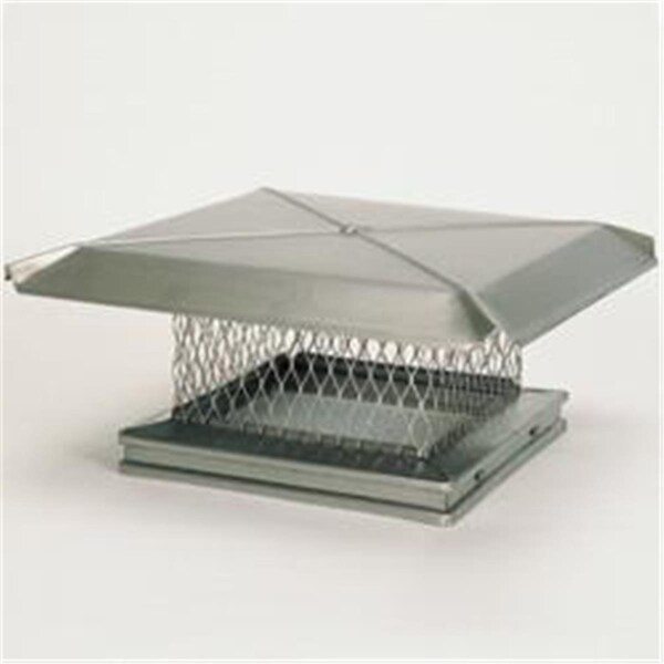 Perfectpillows Homesaver 8 Inch x 17 Inch Homesaver Stainless Steel Single-flue Chiminey Cap 304-alloy - PE2547995
