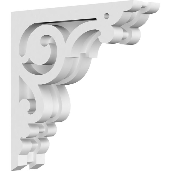 Ekena Millwork Hurley Architectural Grade PVC Corbel, 1 7/8"W X 8"D X 8"H - CORP01X08X08HU