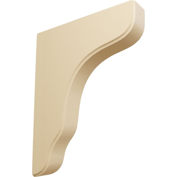 Ekena Millwork 1 3/4"W x 8 1/2"D x 11"H Plymouth Wood Bracket, Maple - BKTW02X09X11PLMA