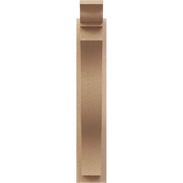 Ekena Millwork 5 1/2-in W x 18-in D x 30-in H Funston Trad Rough Cedar Woodgrain TimberThane Outlooker, Primed Tan - OUTUR055X18X30FST04RCPR