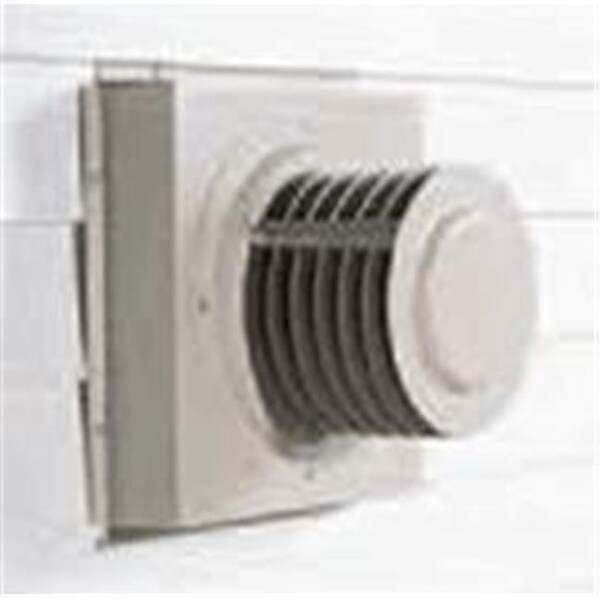 Empire Empire DVVK4RE Vent Kit with Small-Diameter Round Horizontal Termination Cap & Outside Mouting Plate - DVVK4RE