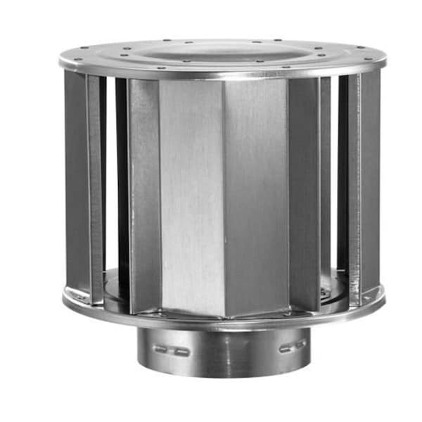 Keen 8 in. Type B Gas Vent Rain Cap High Wind - Aluminum - KE2547606