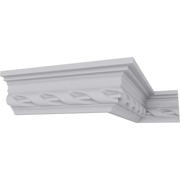 Ekena Millwork 2 1/8"H x 1 5/8"P x 2 5/8"F x 94 1/2"L Valeriano Crown Moulding - MLD02X01X02VA