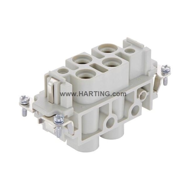 Harting Han K 4/0 Inserto Hembra de Pin de 4 posiciones - 09380062711