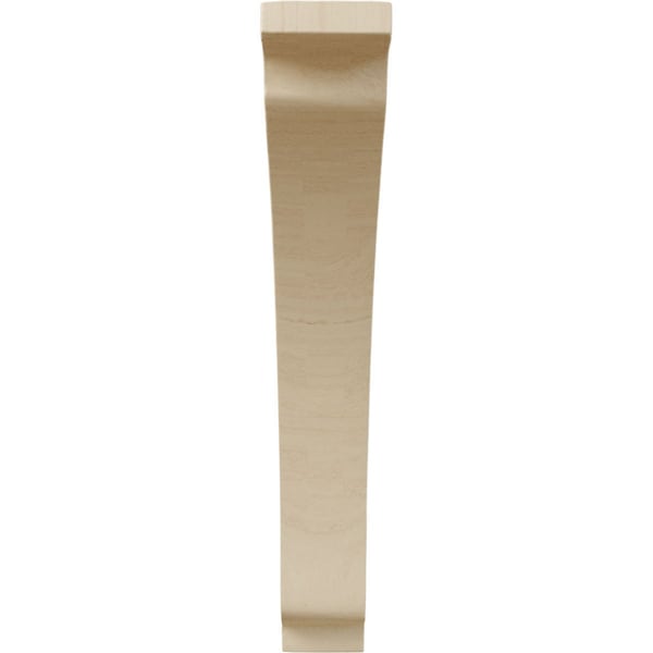 Ekena Millwork 1 3/4"W x 7 1/2"D x 10 1/2"H Medium Thorton Wood Bracket, Rubberwood - BKTW01X07X10THRW