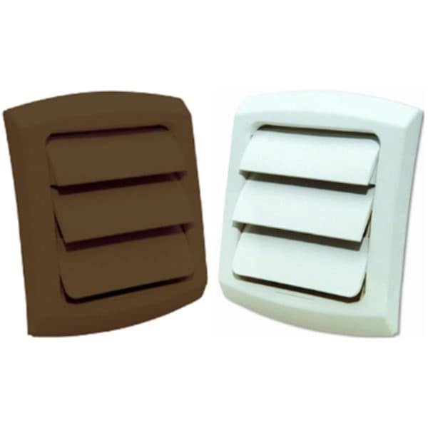 Defenseguard 4 x 4 in. ProVent Plastic Dryer Vent Hood Cap, Black - DE3346817