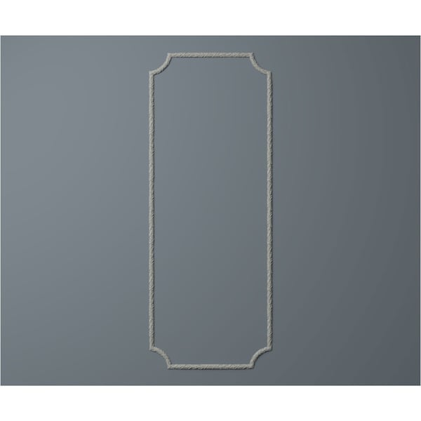 Ekena Millwork 28-in. W x 72-in. H Dublin Panel Moulding Kit Single Panel - PMLKDU28X72A